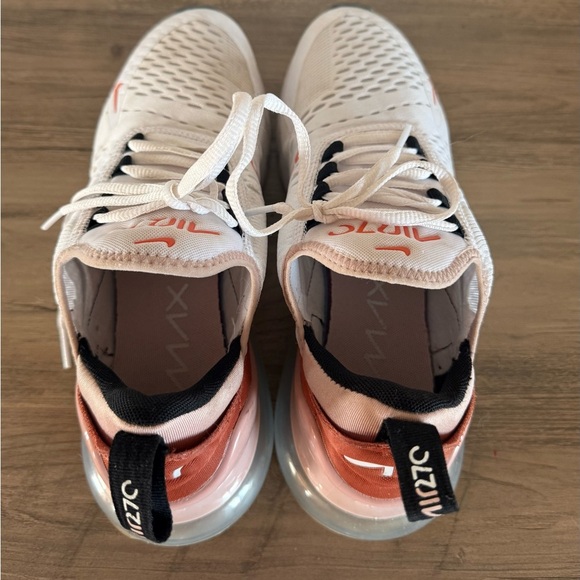 Nike White and Orange Athletic Shoes - Picture 2 of 5